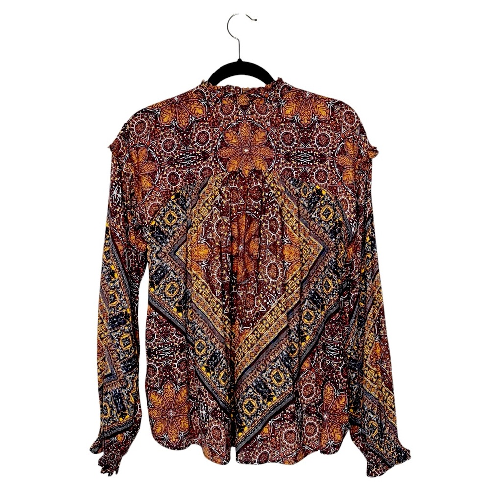 Free People Little Runaway Medallion Print Top Size M View 3